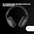 Miniatyrbild 2 av 2: Spelheadset - MARS GAMING - MHW-PRO - 3D-ljud 7.1 - Bluetooth 5.3 - ARGB Flow-belysning