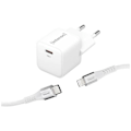 Miniatyrbild 1 av 3: Intenso W30C GaN + C315L Inomhus USB-laddare Utström (max.) 3 A USB-C®, Lightning Nr. av utgångar: 1 x Ga