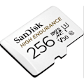 Miniatyrbild 2 av 4: High Endurance flashminneskort - SANDISK - 256 GB - Video Class V30 / UHS-I U3 / Class10