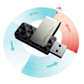 Miniatyrbild 2 av 3: Silicon Power B30 128 GB USB 3.0 Flash Drive Svart