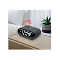 Miniatyrbild 3 av 3: Radio analog - MUSE - M-179 P - FM-tuner - Klockprojektor - Svart Svart