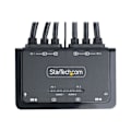 Miniatyrbild 1 av 3: KVM-switch - StarTech.com - C2-DH46-UA2-CBL-KVM - 2 portar HDMI - Upplösning 4K - USB