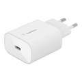 Miniatyrbild 1 av 3: Väggladdare - Belkin - 25W PD - 1m - Vit - Nätadapter för Smartphones