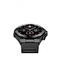 Miniatyrbild 2 av 6: KSIX Titanium Black Round Dial Smart Watch med 1,43" AMOLED-pekskärm, Bluetooth 5.3-anslutning, vattentäthet