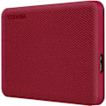 Miniatyrbild 2 av 4: Extern hårddisk - TOSHIBA - Canvio Advance - 2 TB - Röd