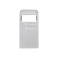 Miniatyrbild 1 av 3: USB-minne - KINGSTON - Dtmicro - 64 GB - USB 3.2 - 200 MB/s