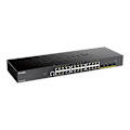 Miniatyrbild 3 av 3: Switch - D-Link - DGS 1250-28X - 24 Giga Smart-portar - 4x10G SFP+ - Smart hantering
