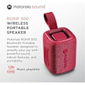 Miniatyrbild 2 av 2: Bluetooth-högtalare - MOTOROLA - ROKR 300 - 7W - IP67 - 12h batteritid Röd