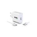Miniatyrbild 1 av 3: USB-C väggladdare - Urban Factory - CYCLEE - 65 W - Ekodesignad - Vit
