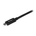 Miniatyrbild 3 av 3: USB-C till USB-C-kabel - STARTECH.COM - 1 m - 4K-stöd - Svart