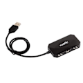Miniatyrbild 2 av 2: Koncentrator (hub) - NATEC - NHU-0647 - 4 USB 2.0-portar - Svart - Drivs av USB