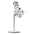 Miniatyrbild 1 av 4: Mars Gaming MMICX Vit - LED Professional Studio Mikrofon - USB Plug & Play Vit