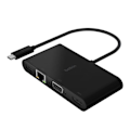 Miniatyrbild 1 av 3: Belkin USB Hub 4 i 1 USB-C HUB (100W PD, HDMI, VGA, RJ45, USB-A)