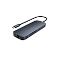 Miniatyrbild 1 av 5: USB-C-adapter - ECOSMART - Hyper HUB 11 i 1 - 140W PD 3.1 - 2 monitorer 4K - Gigabit Ethernet