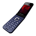 Miniatyrbild 1 av 4: Aiwa FP-24DB BLÅ dual SIM senior flip-telefon med färgskärm och kamera Blå