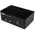 Miniatyrbild 1 av 4: KVM-brytare - StarTech.com - SV231DPDDUA2 - 4K Ultra HD - 2 portar - Dubbel visning