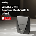 Miniatyrbild 5 av 6: WiFi 6 Mesh Dual band 3 Gbit/s router - SYNOLOGY WRX560 - 4-portars switch - Grå