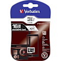 Miniatyrbild 2 av 3: 16 GB Class 10 microSDHC flashminneskort - VERBATIM
