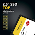 Miniatyrbild 3 av 3: Intern hårddisk - INTENSO - 3812430 - 128GB - 2,5" - SATA-III