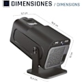 Miniatyrbild 2 av 2: Mini LED-projektor - IGGUAL - MP1080p - Full HD - WiFi - Bluetooth - 300 ANSI Lúmenes