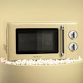 Miniatyrbild 3 av 5: Cecotec Mikrovågsugn på 20 L med grill ProClean 3110 Retro Gul