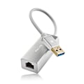 Miniatyrbild 1 av 5: USB 3.0 nätverksadapter - NGS - HACKER 3.0 - RJ45 - 1Gbps - 15cm - Plug and Play
