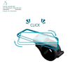 Miniatyrbild 4 av 4: Stöd för Smartphone - MOBILIS - Universell - Cykelstyre - Antivibrations - SecureLock Svart blå