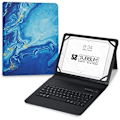 Miniatyrbild 1 av 2: SUBBLIM FUNDA Tablet KEYTAB Pro BT Trendig MARMOL Azul Flerfärgad