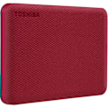Miniatyrbild 1 av 4: Extern hårddisk - TOSHIBA - Canvio Advance - 2 TB - Röd