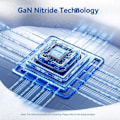 Miniatyrbild 5 av 6: GaN-laddare, Type-C, USB, PD30W, dubbelladdning snabb - Vention (FEQP0-EU) - Rosa