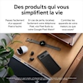 Miniatyrbild 6 av 6: GOOGLE Pixel Watch Connected Watch - 41 mm - Active Matte Black - Obsidian-rem Mattsvart fodral i rostfritt stål -