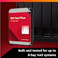 Miniatyrbild 3 av 3: WD Red Plus WD80EFPX - hårddisk