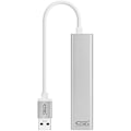 Miniatyrbild 2 av 2: USB 3.0-omvandlare för Gigabit Ethernet + 3X USB3.0 - NANOCABLE 10.03.0403