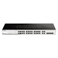 Miniatyrbild 1 av 2: Switch - DLINK - DGS-1210-28/E - 24 portar 10/100 - 4 portar Gigabit SFP - Rackmonterbar