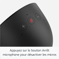 Miniatyrbild 1 av 6: Smart högtalare - AMAZON - Echo Spot (2024) - Svart - Pekskärm - Inbyggd Alexa Svart