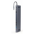 Miniatyrbild 4 av 4: Hub USB-C - Gembird - 8716309121439 - 9-i-1 - HDMI - Gigabit LAN - Ladda PD