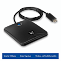 Miniatyrbild 4 av 4: Annan USB-kringutrustning Ewent - EW1055 - USB-C USB Type C Smart Card Reader, CNS och TNS USB C Reader
