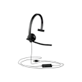 Miniatyrbild 3 av 4: Microhörlurar - trådad - USB-C - Logitech - Logitech H570e - Microhörlurar - över örat - trådad - USB-C - Certifierad för Microsoft