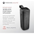 Miniatyrbild 2 av 2: Trådlös Bluetooth-högtalare - MOTOROLA - ROKR 600 - 30 W - IP67 - Sändningsfunktion
