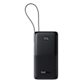 Miniatyrbild 1 av 6: Batteri 20 000 mAh, 20 W, inbyggd C-typ kabel - Baseus Bipow 2 (P10077101113113-01) - Svart