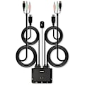Miniatyrbild 1 av 4: KVM-switch - Lindy - 2 portar - HDMI - USB 2.0 - 3.5 mm ljud