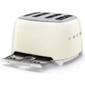 Miniatyrbild 3 av 4: SMEG 4 skiva brödrost 50s - 2000W B Cream TSF03CREU