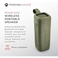 Miniatyrbild 2 av 2: Trådlös Bluetooth-högtalare - MOTOROLA - ROKR 600 - 30 W - IP67 - Sändningsfunktion grön