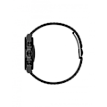 Miniatyrbild 5 av 6: KSIX Titanium Black Round Dial Smart Watch med 1,43" AMOLED-pekskärm, Bluetooth 5.3-anslutning, vattentäthet
