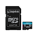 Miniatyrbild 1 av 4: Minneskort microSDXC - KINGSTON - Canvas Go Plus - 64GB - 200MB/s - U3 V30 A2