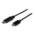Miniatyrbild 2 av 2: STARTECH USB 2.0-kabel USB-C till Micro-B 1 m - USB Type-C till Micro-B-kabel - M/M - Svart
