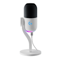 Miniatyrbild 1 av 6: Logitech G Yeti GX Dynamic RGB-spelmikrofon med LIGHTSYNC för PC/Mac - Vit Vit