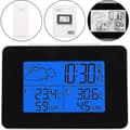 Väderstation – LCD-skärm, 8-timmars prognos, utomhussensor – För hem, kontor