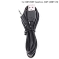 USB-oplader og strømkabel til Synchros E40BT/E50BT hovedtelefoner