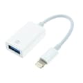 iPhone-adapter till USB - USB 2.0 hona till Lightning - OTG Vit Vit